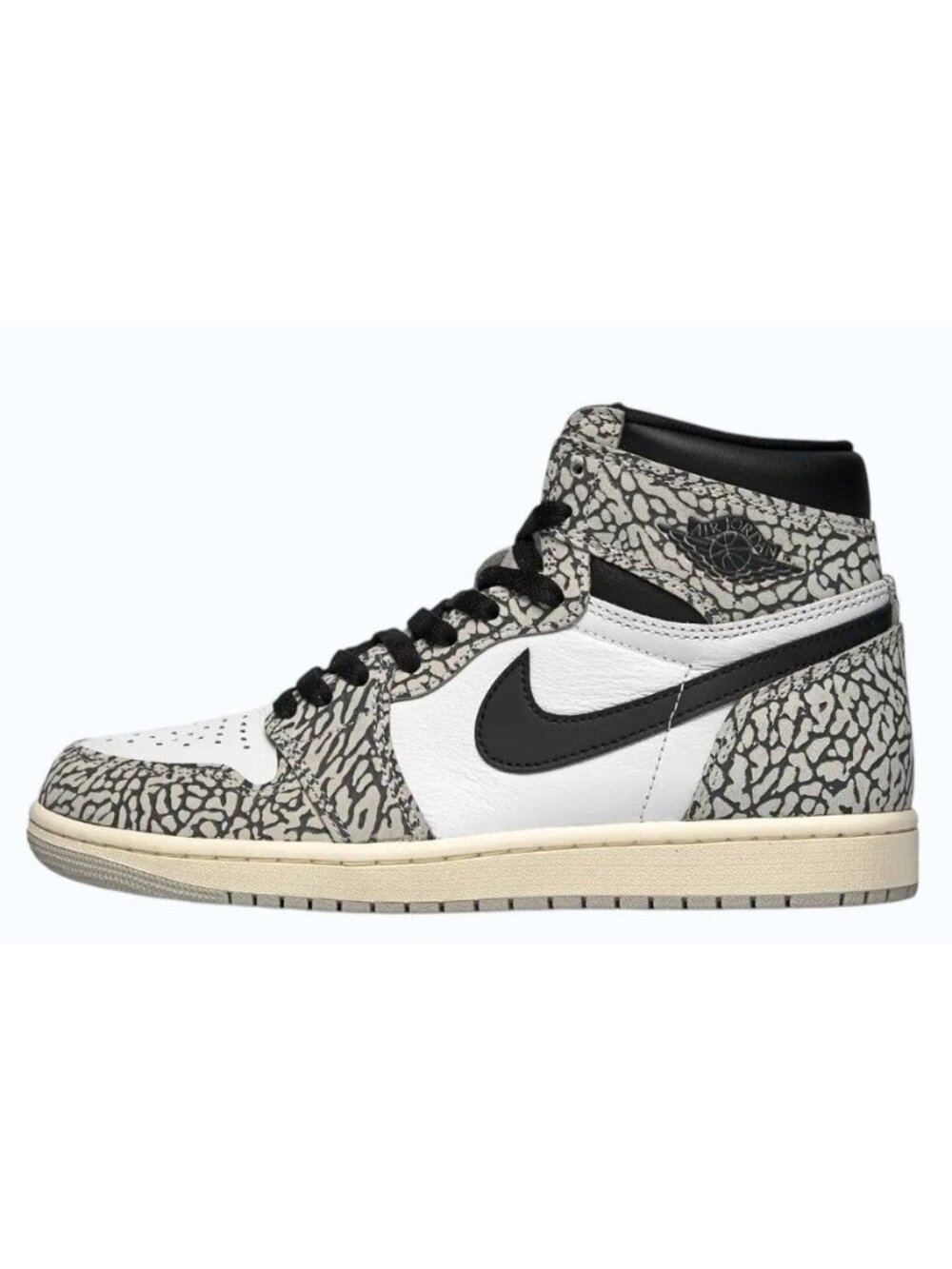 Air Jordan 1 Retro High OG White Cement "elephant print" DZ5485-052 Men's 17 NEW